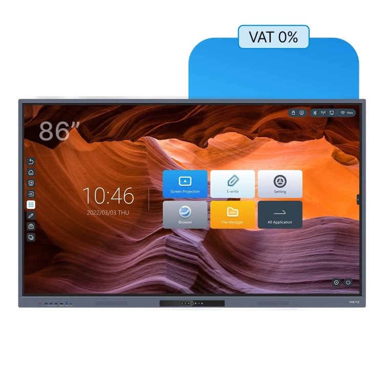 monitor-interaktywny-metz-86hd1-86"-4k-dled-4/32-uchwyt-pilot-vat 0%