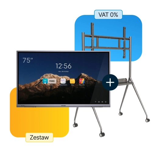 monitor interaktywny hikvision ultra ds-d5c75rba 75 + oryginalny stojak mobilny vat 0%.webp
