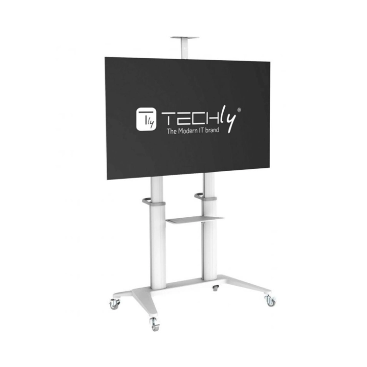 STOJAK MOBILNY TECHLY 70_-120_ 140KG Z PÓŁKĄ BIAŁY2.png