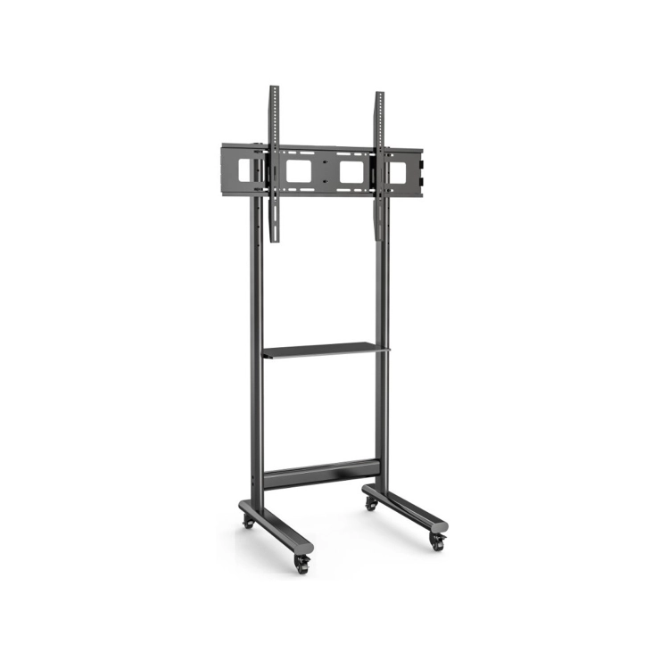 TECHLY STOJAK MOBILNY 50-90 CALI 70 KG Z PÓŁKĄ AV.png