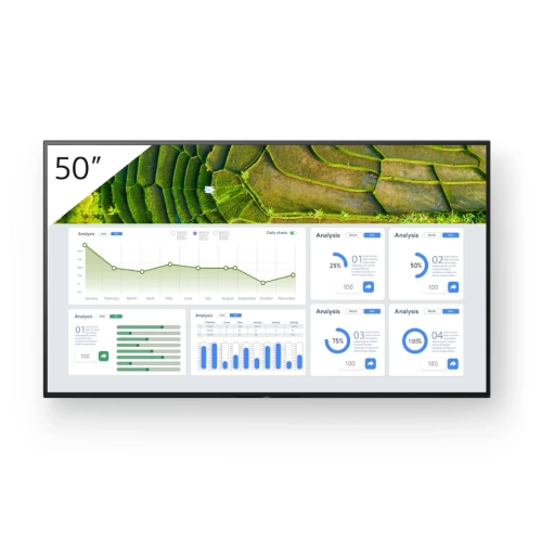MONITOR WYŚWIETLACZ SONY DIGITAL SIGNAGE FW-50BZ30L 50_ 4K HDR 24_7 ANDROID.webp