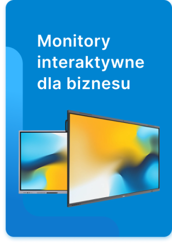 Monitory interaktywne  dla biznesu