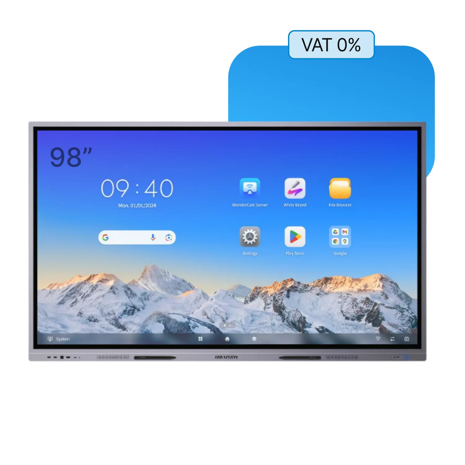 monitor-interaktywny-hikvision-ultra-ds-d5c98rb/a-98"-vat 0%-4k-android 14